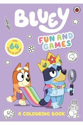 Bluey: Fun And Games: A Colouring Book Official Colouring Book - Bluey