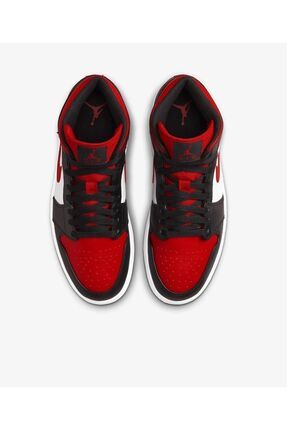 Air jordan 1 mid black and red top