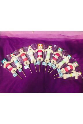 ŞEKER ADAM-KADIN-ÇOCUK MARSHMALLOW ÇUBUĞU 5 KADIN 60GR-5 ADAM 50GR 10 ADET (ROLLER-RUBİNO-POVİ)