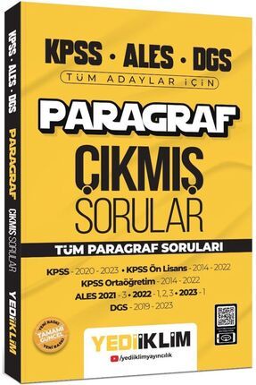 2024 Kpss Ales Dgs Paragraf Konularına Göre Çıkmış Sorular