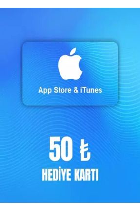 iTunes 50 TL App Store Hediye Kartı