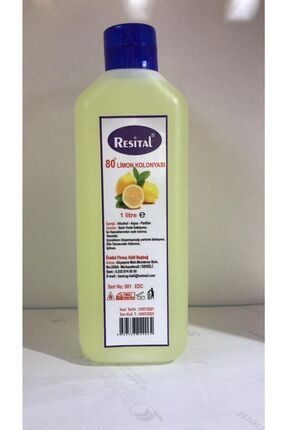 Resital Limon Kolonyası (80 DERECE) 1 Litre