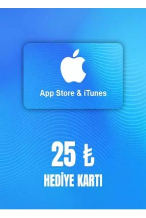 iTunes 25 TL App Store Hediye Kartı