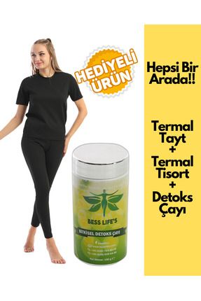 Hediyeli Sauna Termal Tayt ve Tişört Takım