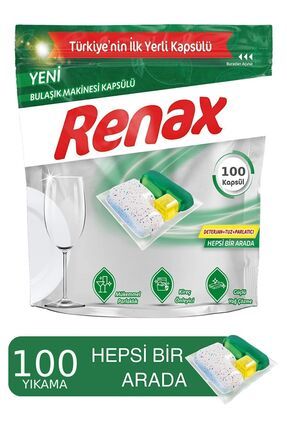 Bulaşık Makinesi Kapsülü Hepsi Bir Arada 100 lü %100 Yerli Ürün