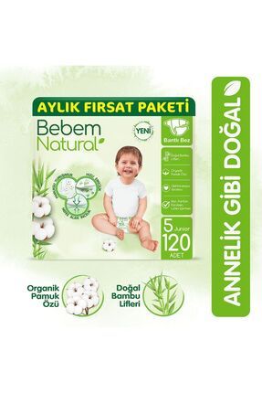 Bebek Bezi 5 Beden Junior Aylık Fırsat Paketi 120 Adet