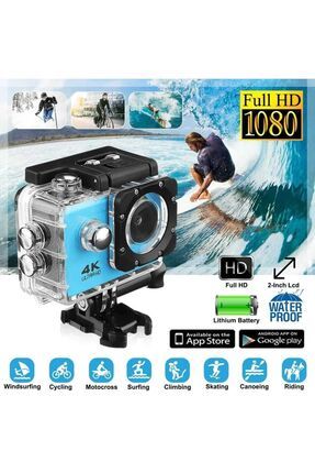 1080P Aksiyon Spor Kamerası Go PRO Full HD 2.0 inç Su geçirmez Video Kayıt İmkanı Hd Çekim