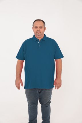 Büyük Beden Unisex T-Shirt Polo Yaka