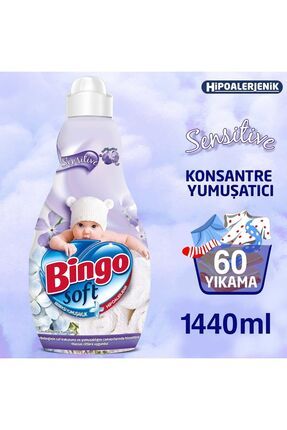 Soft Konsantre Çamaşır Yumuşatıcısı Sensitive 1440 ml