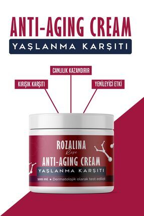 Gençleştiren, Yaşlanma Karşıtı, Ve Kırışık Giderici Krem 100 ml