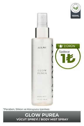 Glow Purea Parfümlü Kadın Vücut Spreyi Vücut Misti Body Mist Spray 150ml