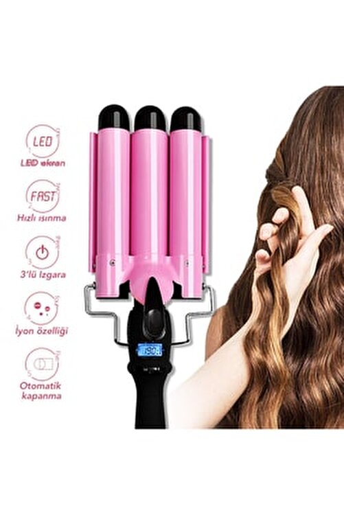 Moehair Pembe Su Dalgasi Seramik Wag Sac Masasi 28mm Fiyati Yorumlari Trendyol