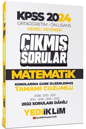 Kpss 2024 Ortaöğretim-önlisans Matematik Konularına Göre Çıkmış Sorular