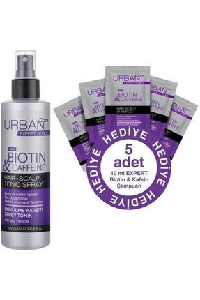 Expert Serisi Biotin Ve Kafein Dökülme Karşıtı Saç Toniği 200 ml Expert Şampuan Hediye 5