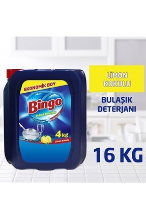 Bulaşık Sıvısı 4 kg Limon 4'lü