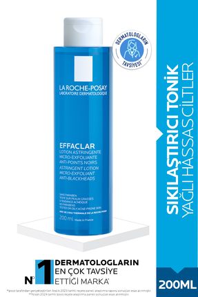 La Roche-Posay Effaclar Yağlı,Akne/Sivilceye Eğilimli Ciltler İçin Salisilik Asit İçeren Tonik 200ml