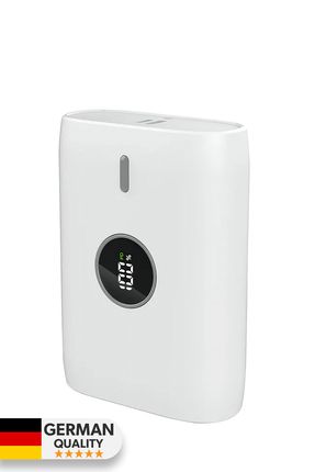By Deji Powerbank Hızlı 10000mah 22.5w Taşınabilir Şarj Cihazı - Beyaz Modern Tasarım 431550
