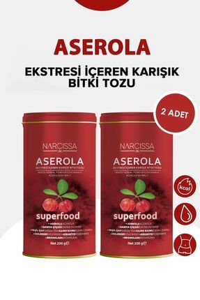 2 Adet - Aserola Ekstresi Içeren Karışık Bitki Tozu