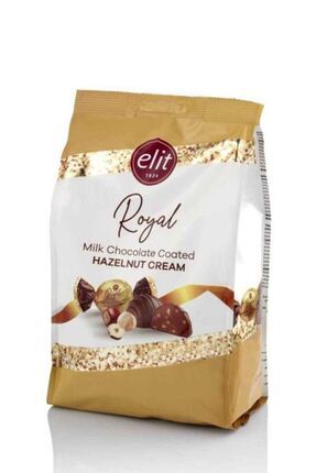 Elit Royal Sütlü Çikolata Kaplı Fındık Krema Fındıklı Çikolata 1 Kg Glutensiz