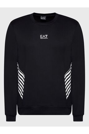 EA7 Erkek Marka Logo Detayl Regular Fit Uzun Kollu Siyah1 Sweatshirt 6lpm02 Pj16z 1200 Fiyat Yorumlar Trendyol