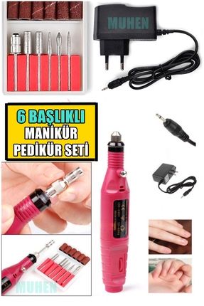 Manikür İçin Profesyonel Manikür ve Pedikür İçin İleri Teknoloji Elektrikli Tırnak Bakım Seti