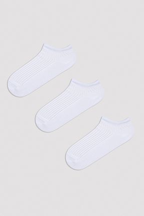 Basic Colosio Beyaz 3lü Patik Çorap
