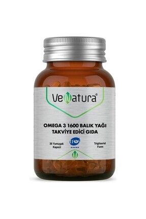 Omega 3 Balık Yağı 1600 Mg 30 Yumuşak Kapsül