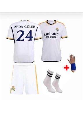 Yeni Sezon Real Madrid Arda Güler Çocuk Forması Şort Çorap Bileklik