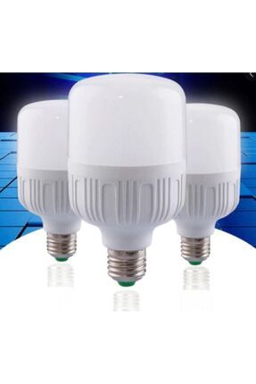 3 Adet 40 Watt Torch Ampul Büyük Boy Beyaz Işık Smd Led Tasarruflu E27 Normal Duy