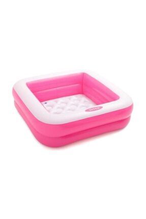 Mini Kare Havuz Pembe 85x85x23 cm