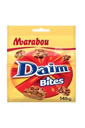 Daim Bites Mısır Gevrekli Dütlü Çikolata Kaplı,bademli Karamel Dolgulu Çikolata 145 G