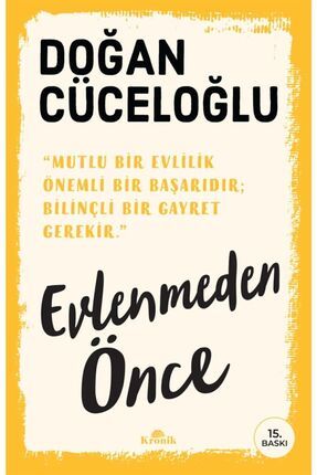 Evlenmeden Önce Doğan Cüceloğlu