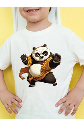 FULL TOLERANCE Kungfu Panda Tasar m Bask l Unisex Cocuk T Shirt Fiyat Yorumlar Trendyol