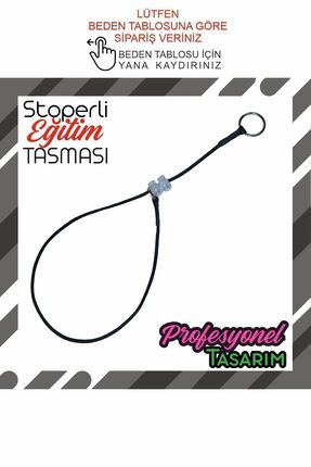 Çekiştirme Önleyici Stoperli Köpek Eğitim Tasması Boğma Tasma Dog Training Collar