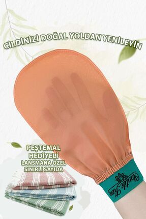 İpek Banyo Kesesi, Hamam Kesesi, Duş Kesesi Peeling Eldiveni %100 Floş Kese