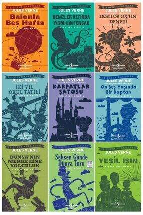 Jules Verne Çocuk Klasikleri 9 Kitap Set