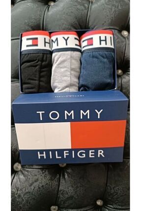 3'lü Tommy Erkek Boxer