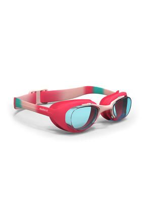 Çocuk Yüzücü Gözlüğü - Pembe/mavi - Şeffaf Camlar - Xbase