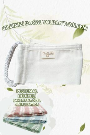 Sırt Kesesi, Banyo Kesesi, Hamam Kesesi, Duş Kesesi, Peeling Eldiveni %100 Floş Kese