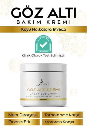 Göz Altı Torba Ve Morlukları & Koyu Halka Karşıtı Göz Aydınlatıcı Bakım Kremi 100 ML