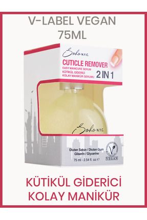 75 ml - 15 Saniyede Tırnak Eti Çıkarıcı - Cuticle Remover - Kolay Manikür Serumu