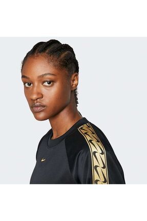 Nike Sportswear Logo Crew Kad n Sweatshirt Siyah Bv3443 011 Fiyat Yorumlar Trendyol