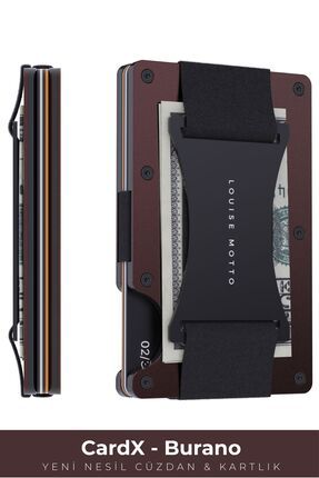 CardX - Burano Strap - Yeni Nesil Minimalist Cüzdan & Kartlık Premium Malzeme, RFID Korumalı