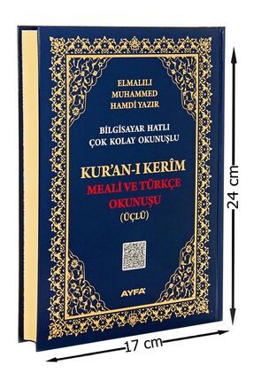 Orta Boy Kuranı Kerim Meali Ve Türkçe Okunuşu - Üçlü