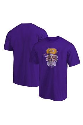 lakers skull shirt