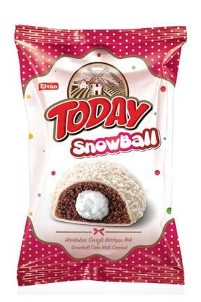 Today Snowball Hindistan Cevizli Kek 45 Gr. 24 Adet (1 Kutu)
