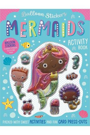 Balloon Stickers Mermaids Activity Book