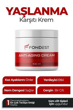 Yaşlanma Karşıtı Vekırışıklık Giderici Krem 100 ml