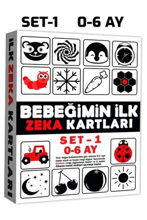 Diytoy Bebeğimin Ilk Zeka Kartları Set-1 / 0-6 Ay