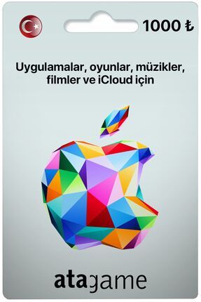 App Store & iTunes Hediye Kartı 1000 TL